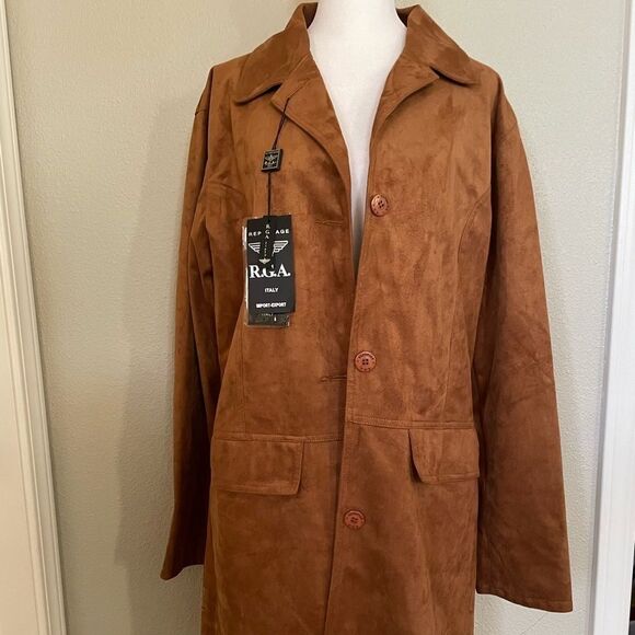 Unbranded Jackets & Blazers - R.G.A Reportage Italian Leather